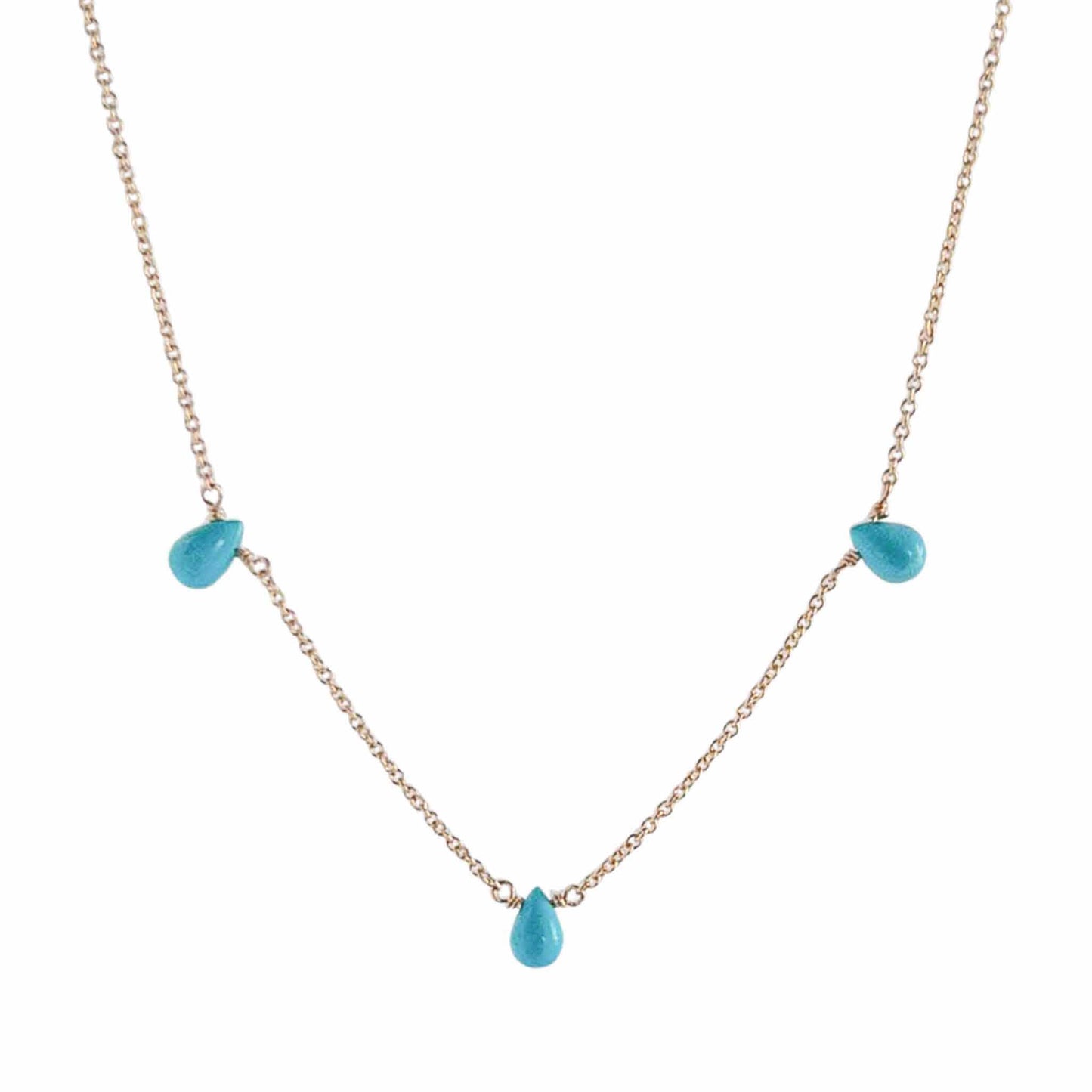 Celeste 3 Turquoise Necklace