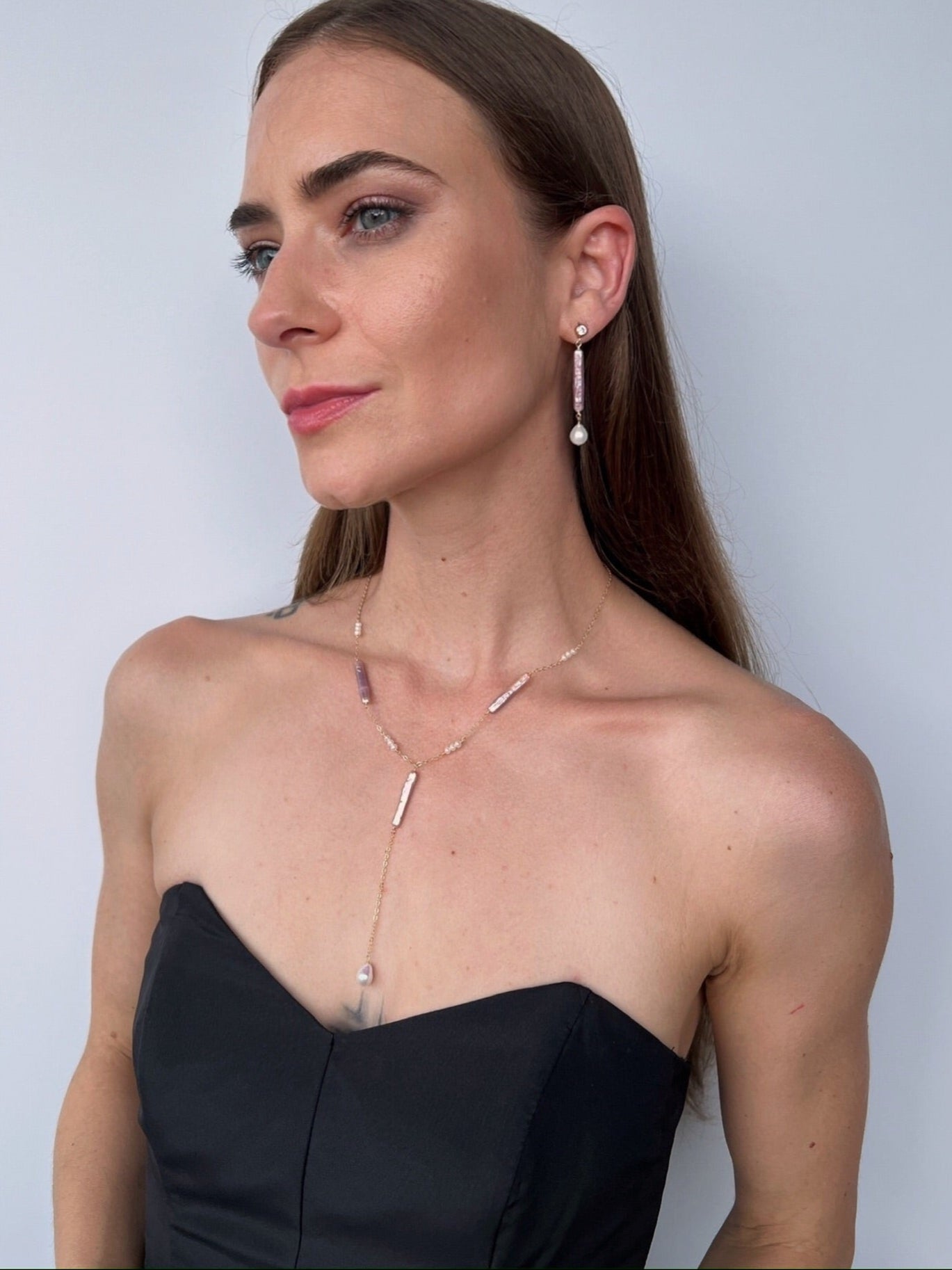 Vivara Baroque Pearl Dangle Earrings