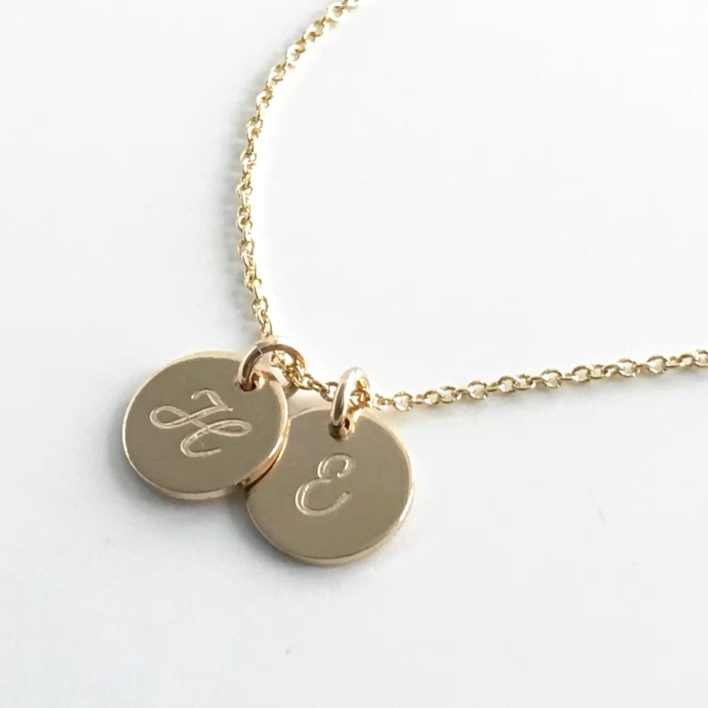 Tiny Initial Necklace