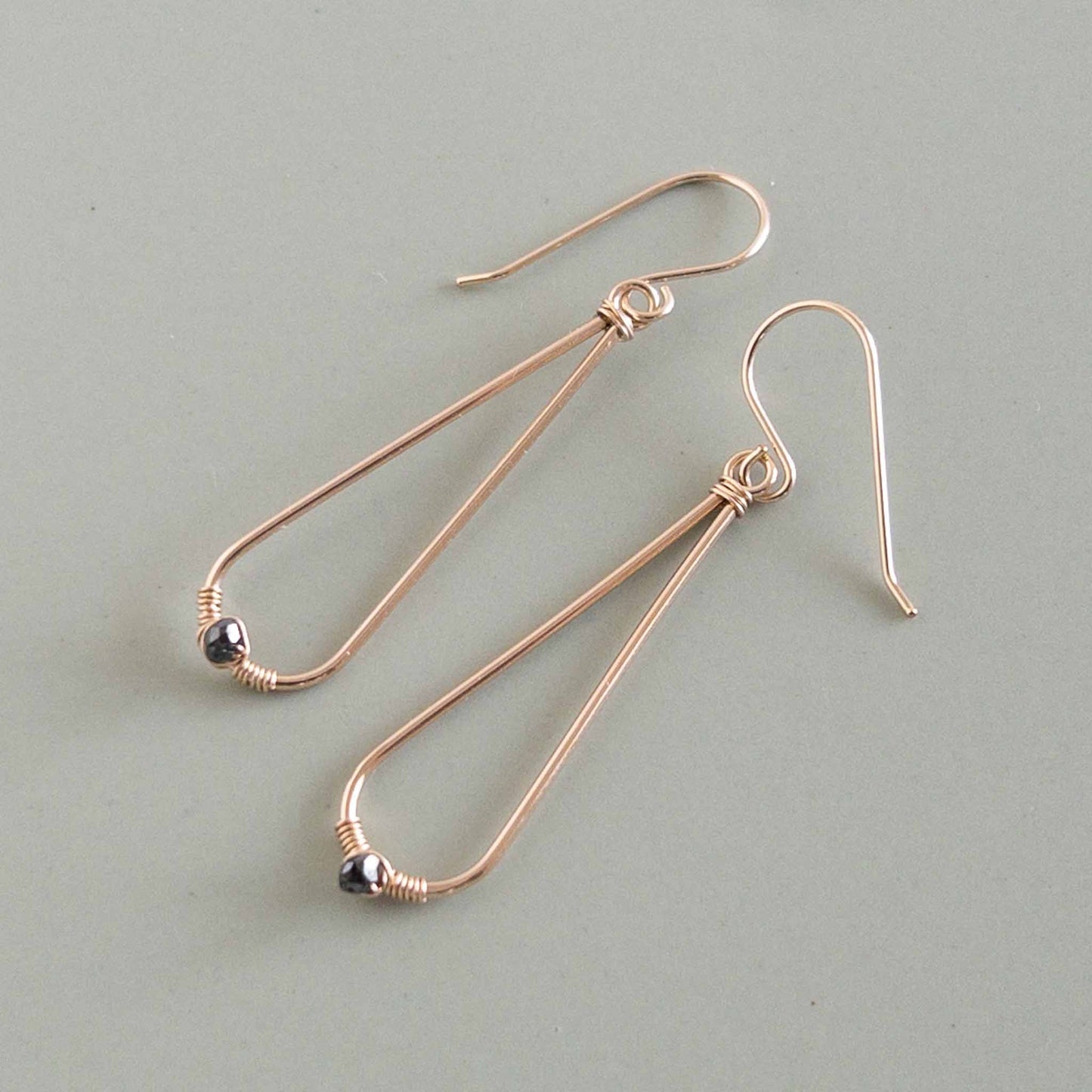 Black Diamond Earrings