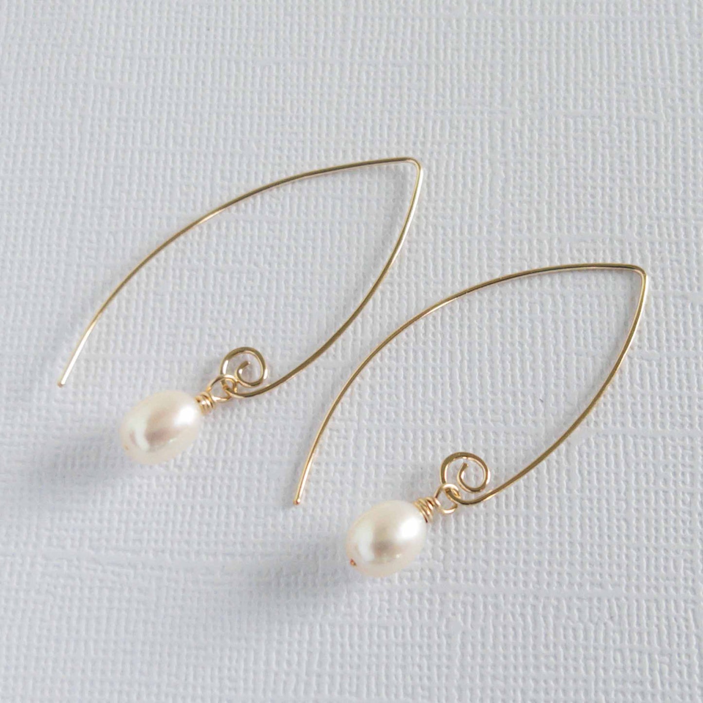 Contemporary Pearl Earrings