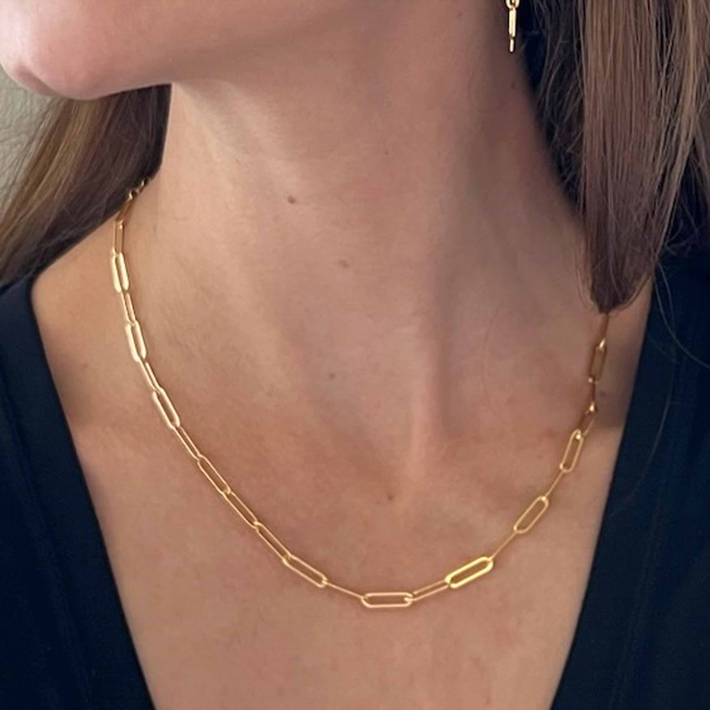 Paperclip Chain Necklace