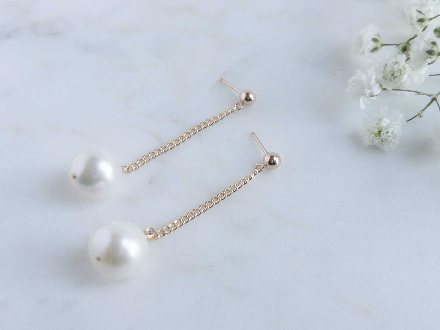 Raja Baroque Pearl Long Earrings