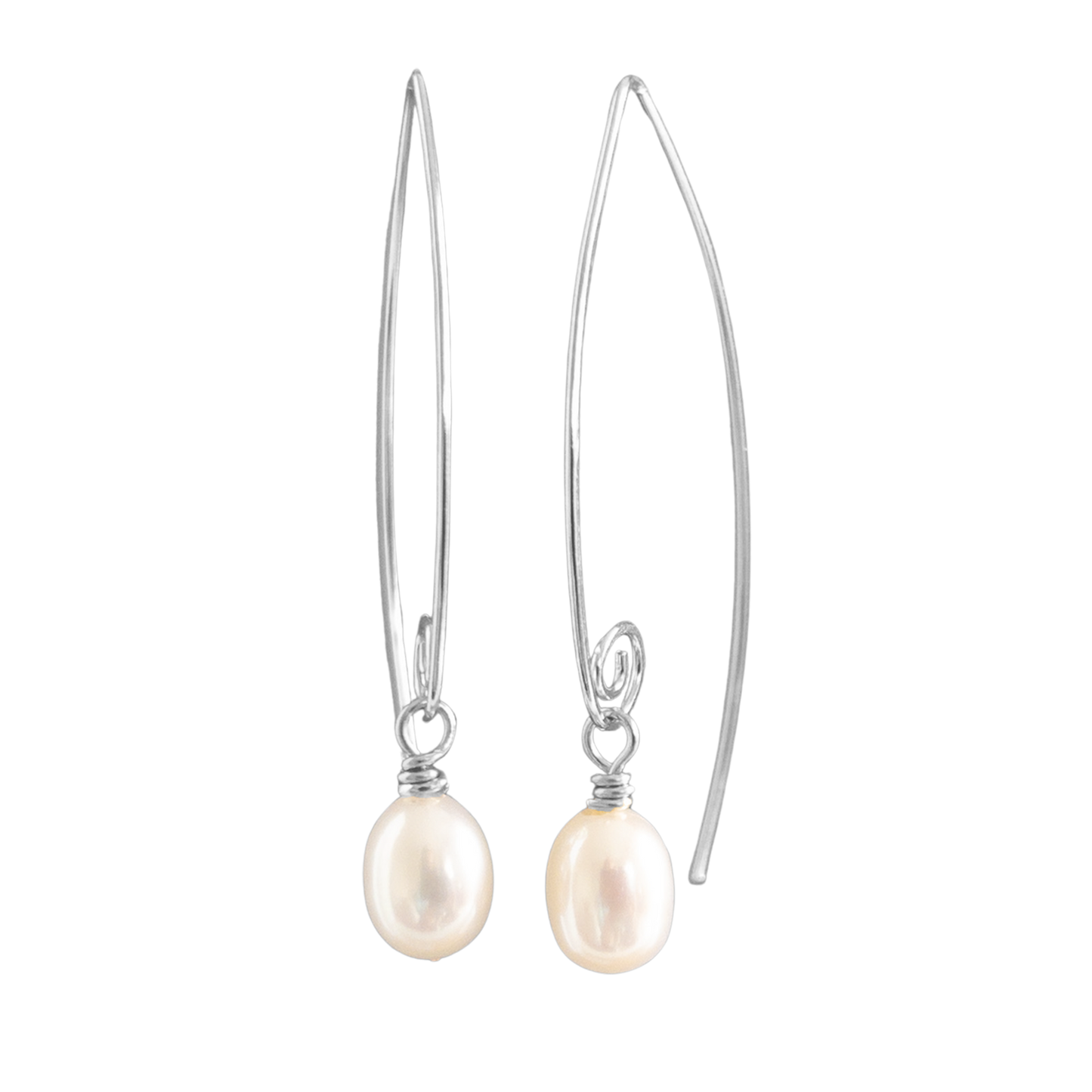 Contemporary Pearl Earrings