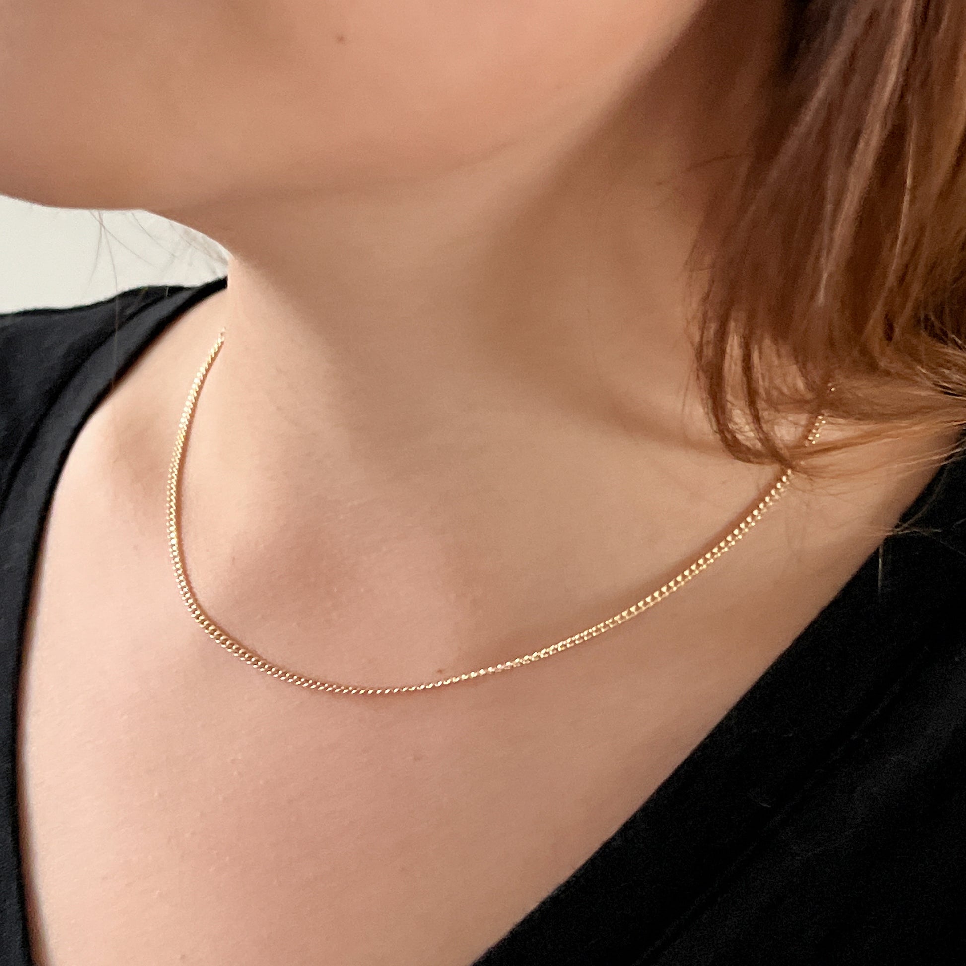16 inch gold necklace