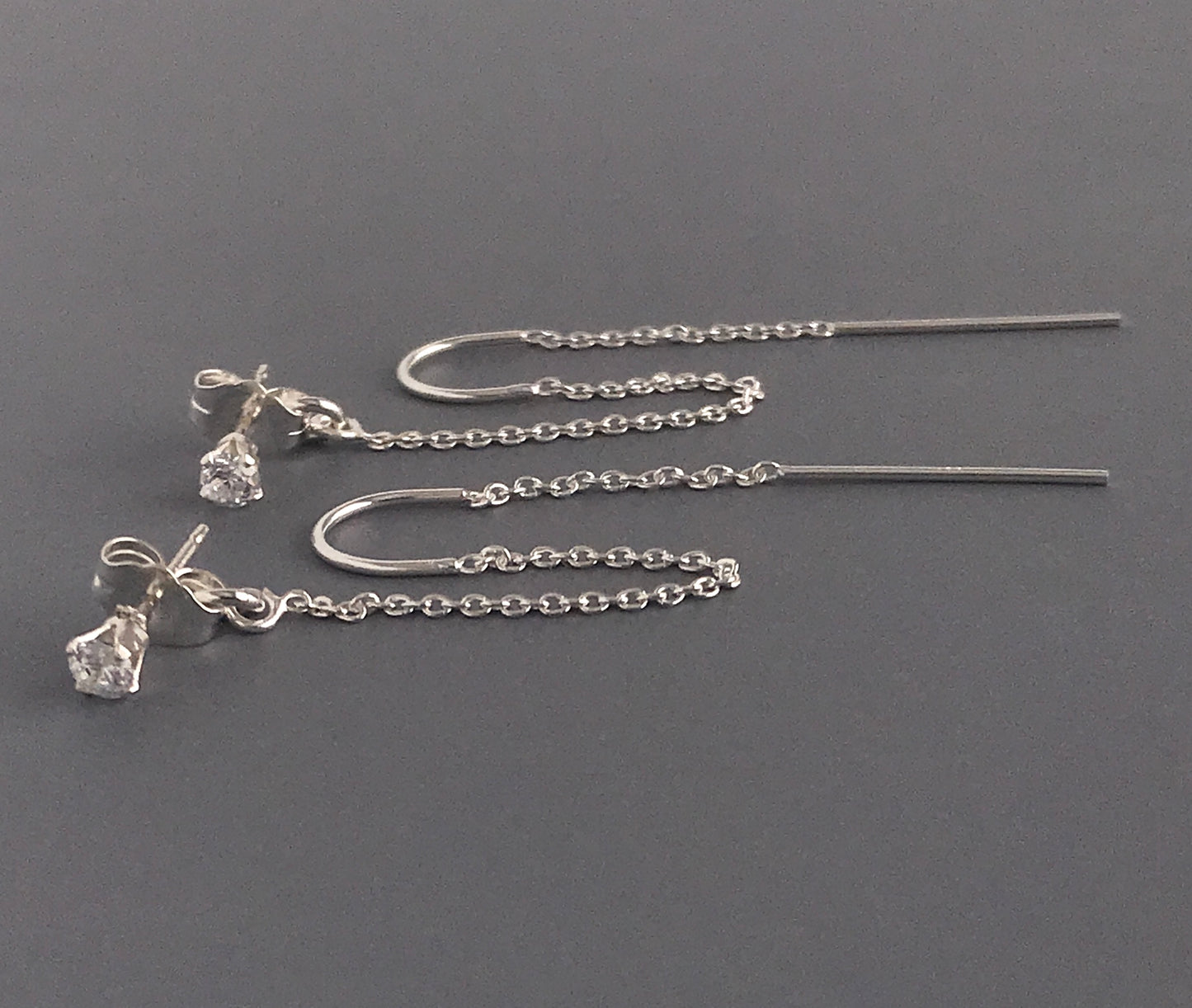 Earrings for Double Piercings - Cubic Zirconia Earrings