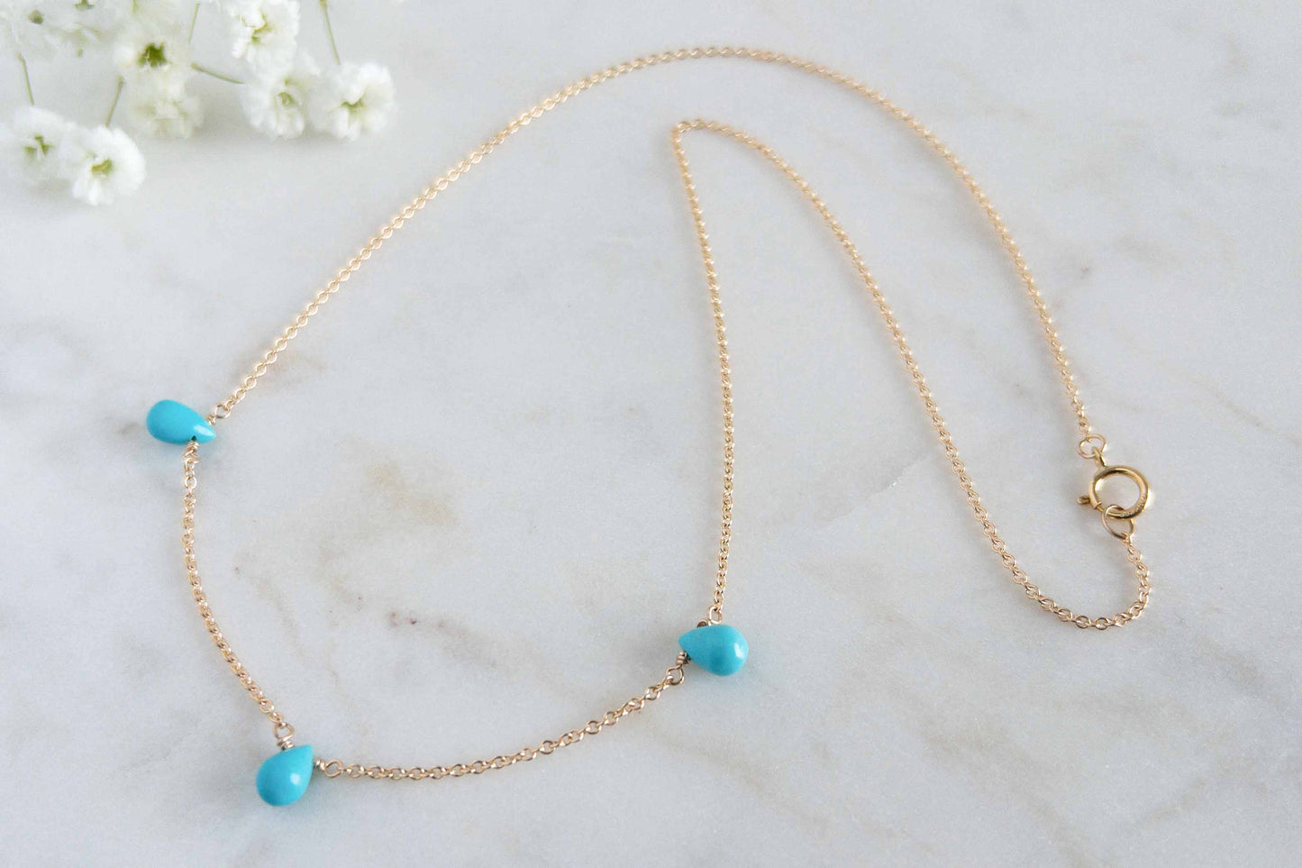 Sleeping Beauty Turquoise Necklace