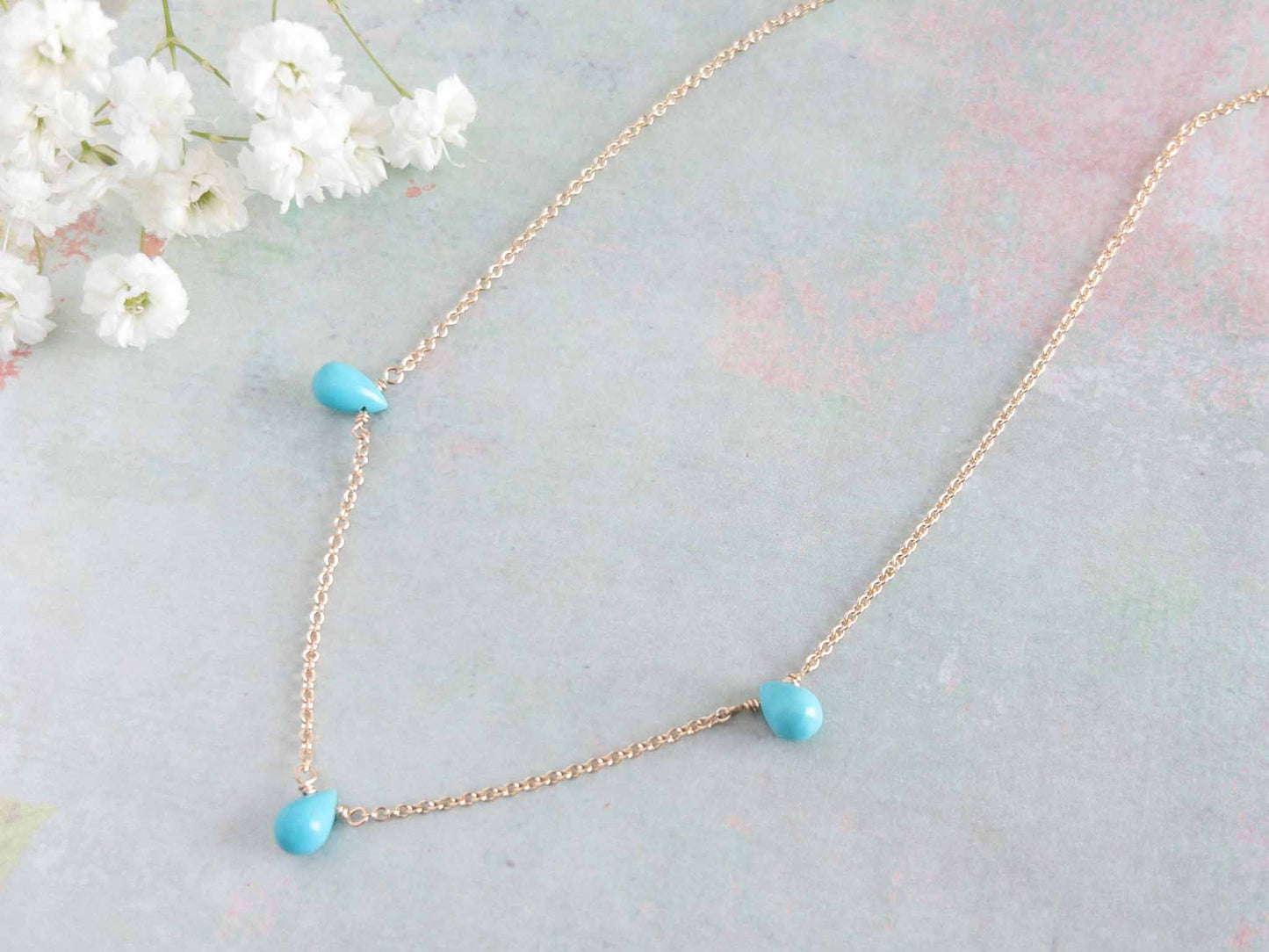 Sleeping Beauty Turquoise Necklace