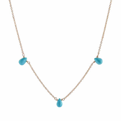 Celeste 3 Turquoise Necklace