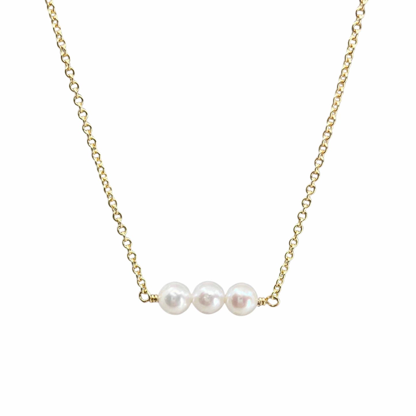 Custom Pearl Necklace - Choose up to 5 Pearls