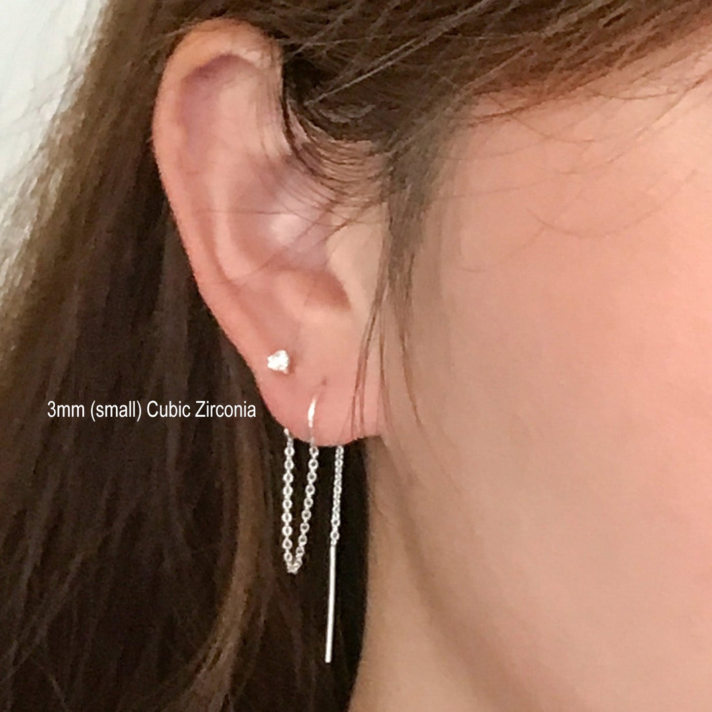 Double Piercing Earring Set