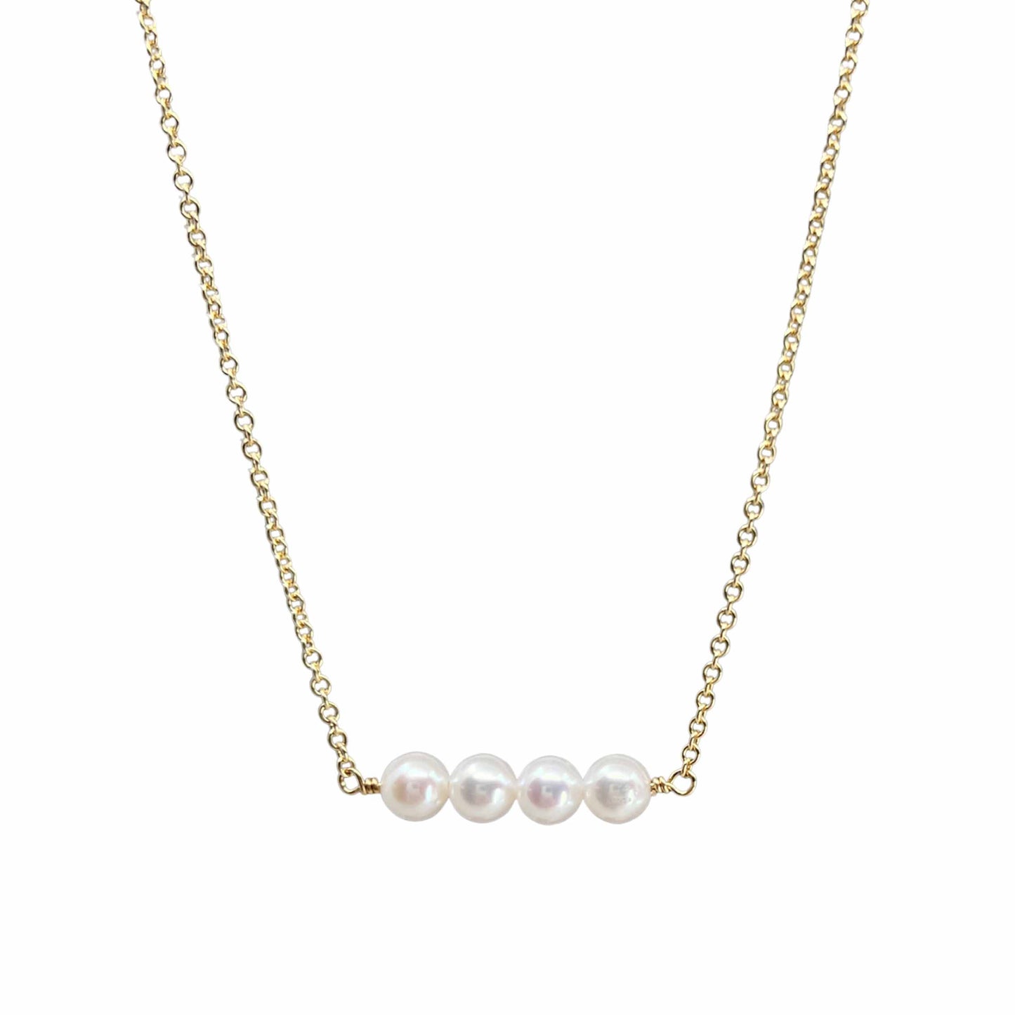 Custom Pearl Necklace - Choose up to 5 Pearls