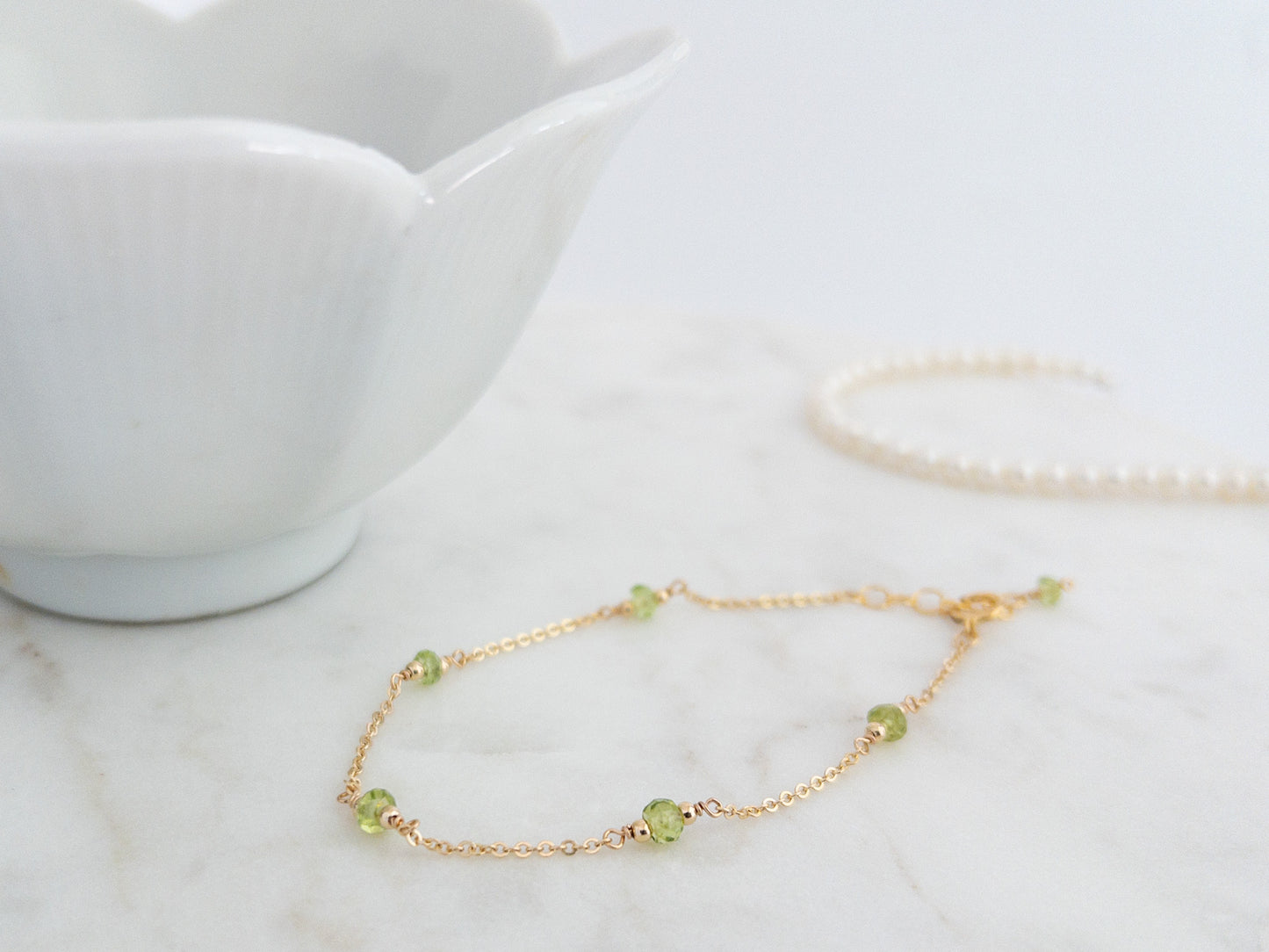 Peridot Bracelet | August Birthstone