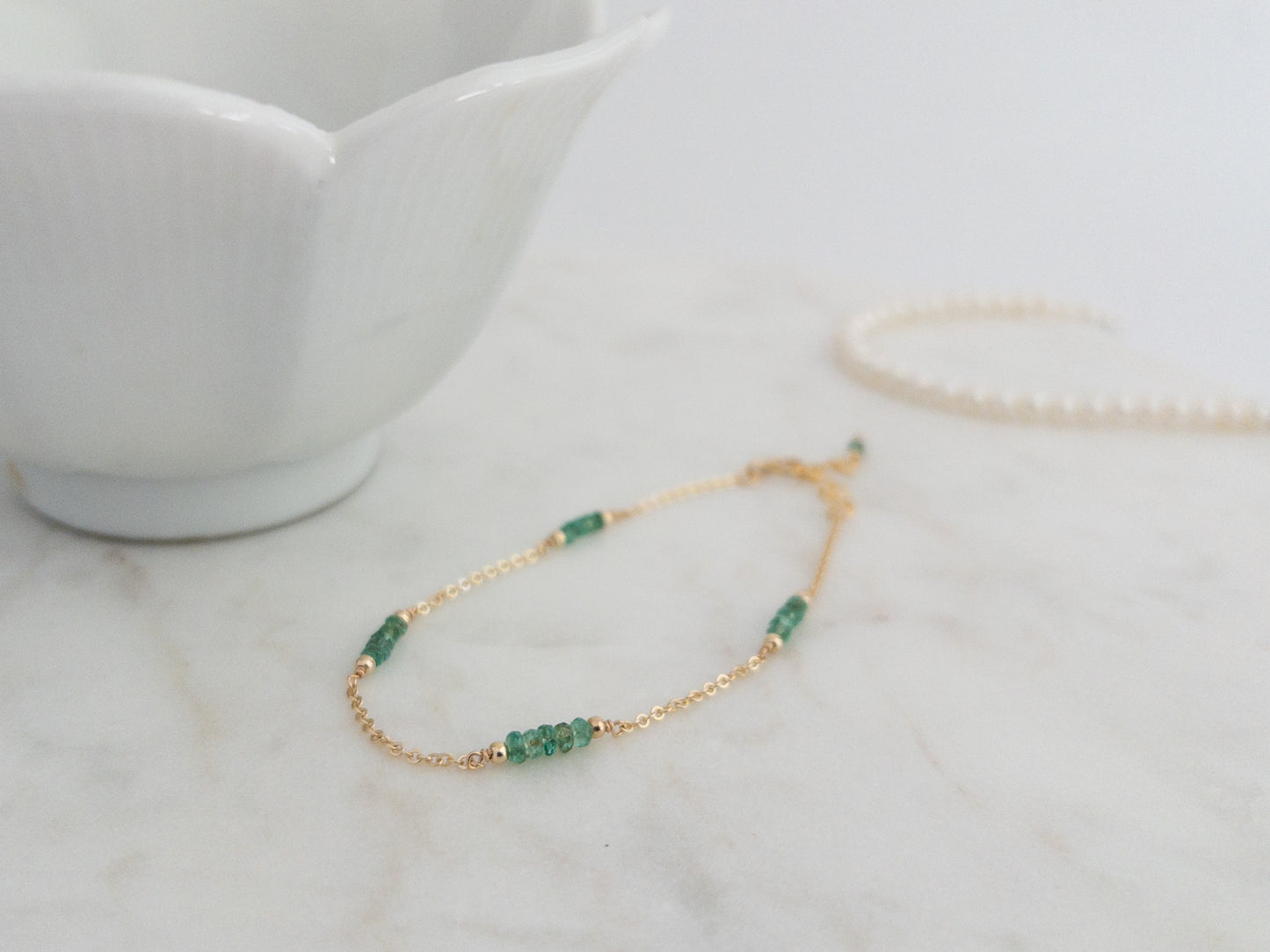 Emerald Bracelet | May Birthstone
