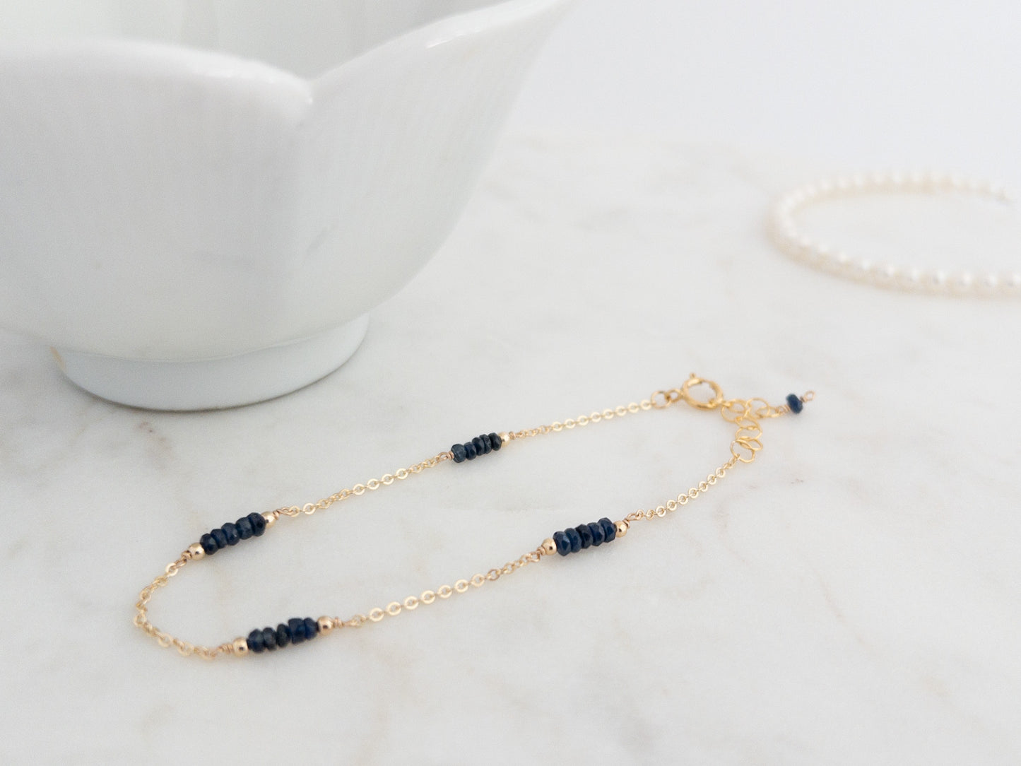 Sapphire September Birthstone Bracelet