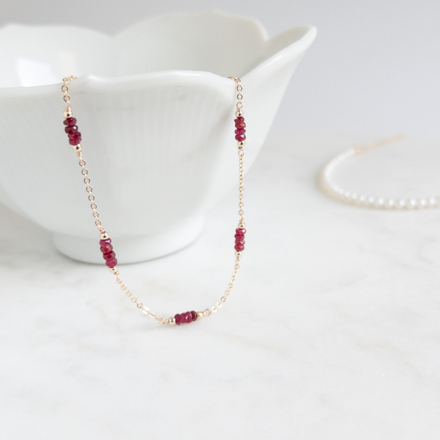 Ruby Bracelet | July Birthstone