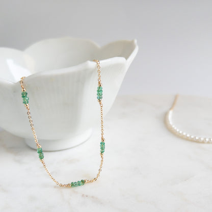 Emerald Bracelet | May Birthstone
