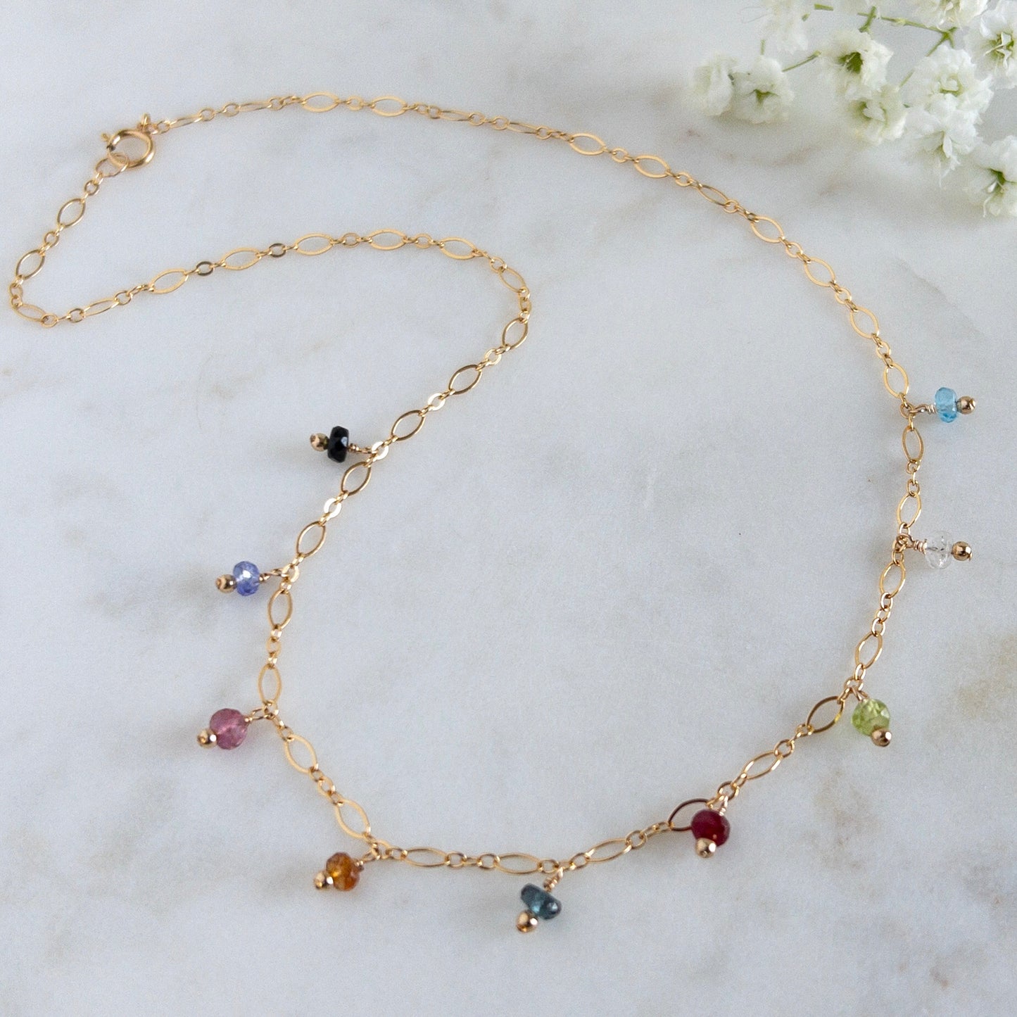 Multi Gemstone Necklace