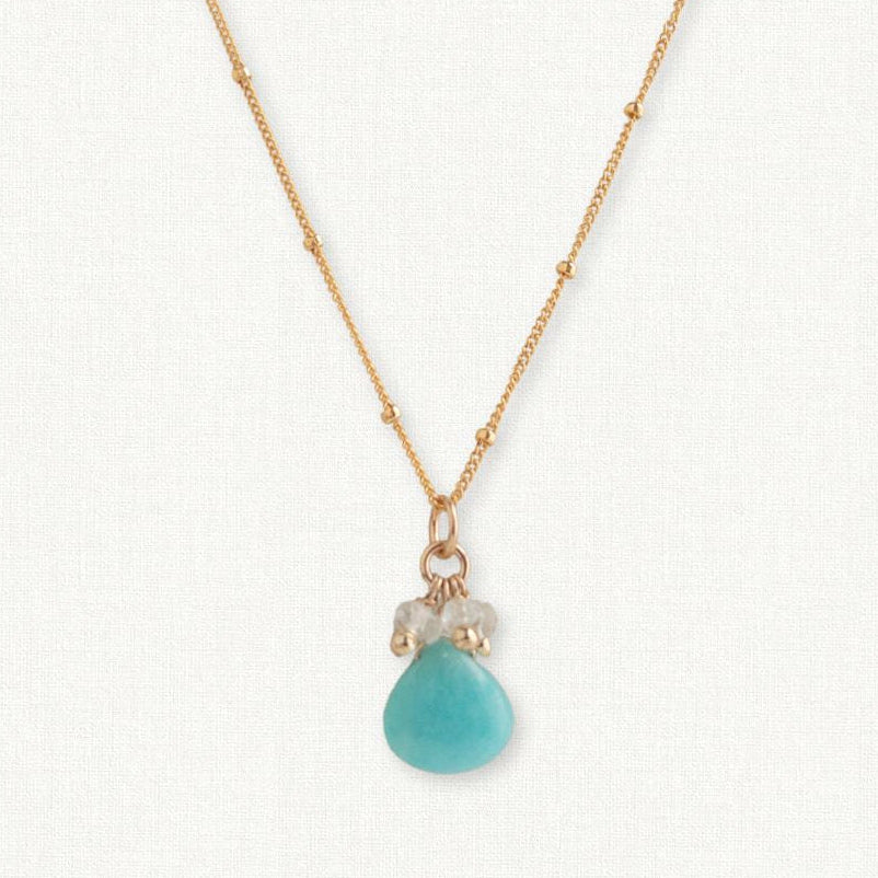 Amazonite Moonstone Pendant