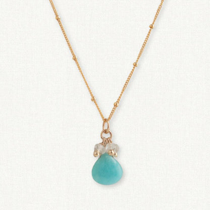 Amazonite Moonstone Pendant