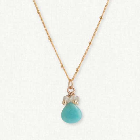 Amazonite Moonstone Pendant