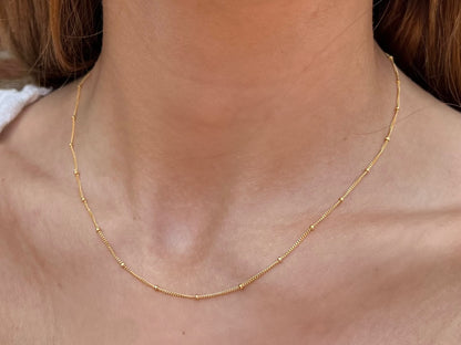 14k Gold Filled Satellite Chain