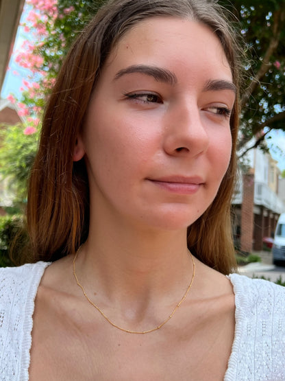 14k Gold Filled Satellite Chain