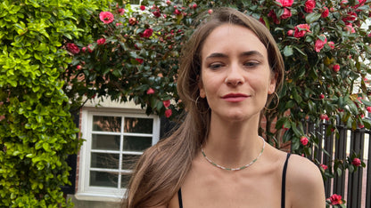 Freshwater Pearl and Emerald Choker Necklace