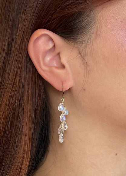 Moonstone Dangle Earrings