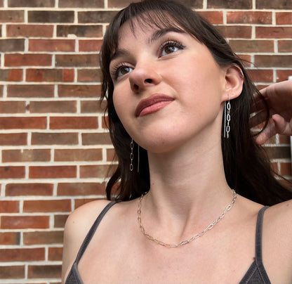 Mixed Metal Necklace | Gold and Silver Jewelry
