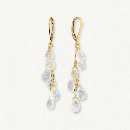 Moonstone Dangle Earrings