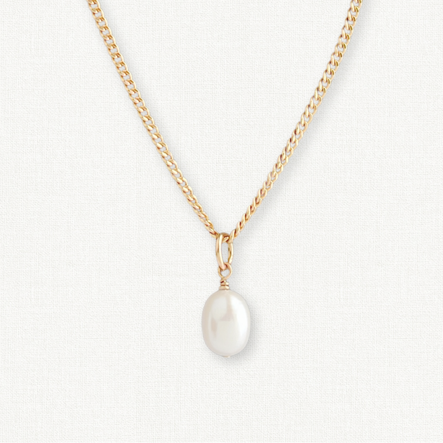 Nicola Drop Pearl Necklace