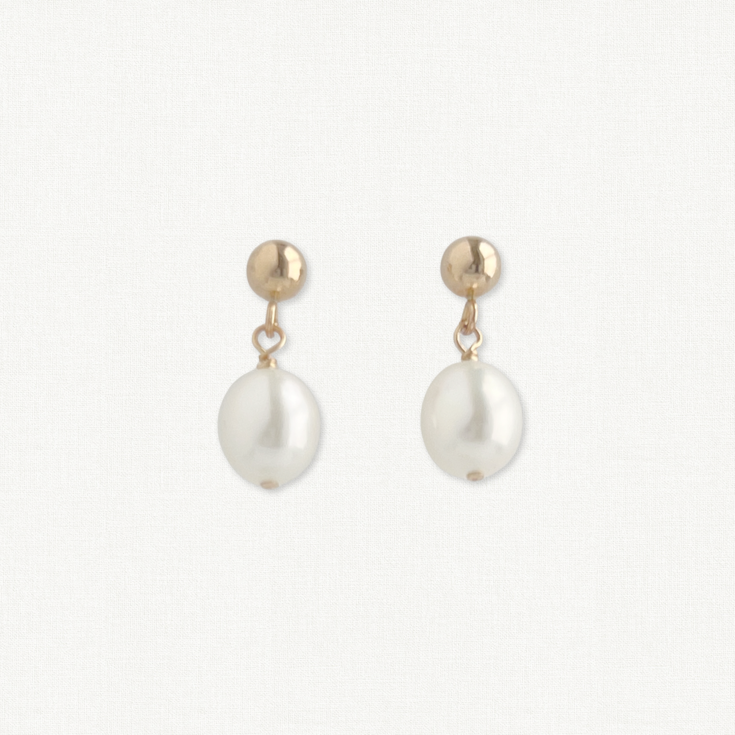 Nicola Stud Freshwater Pearl Earrings
