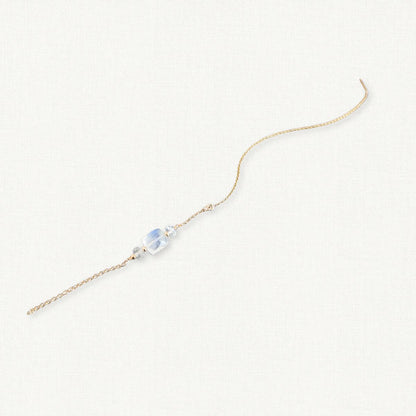 Moonstone Threader Earring