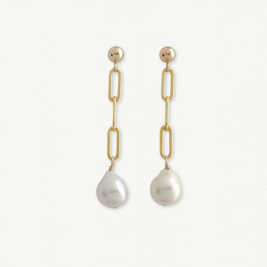 Vivara Pearl Dangle Earrings