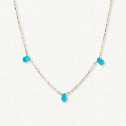 Celeste 3 Turquoise Necklace