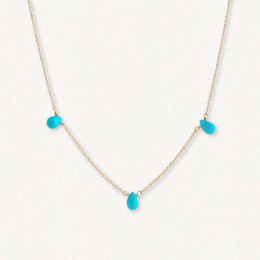 Celeste 3 Turquoise Necklace