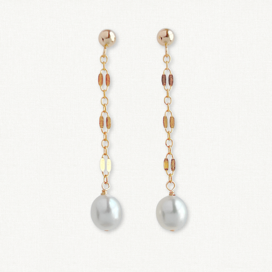 Isabella Pearl Dangle Earrings