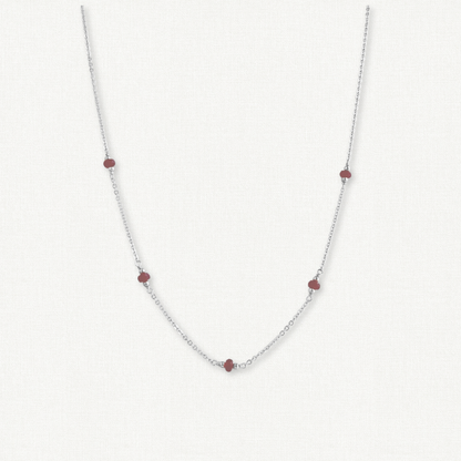 Ruby Station Necklace