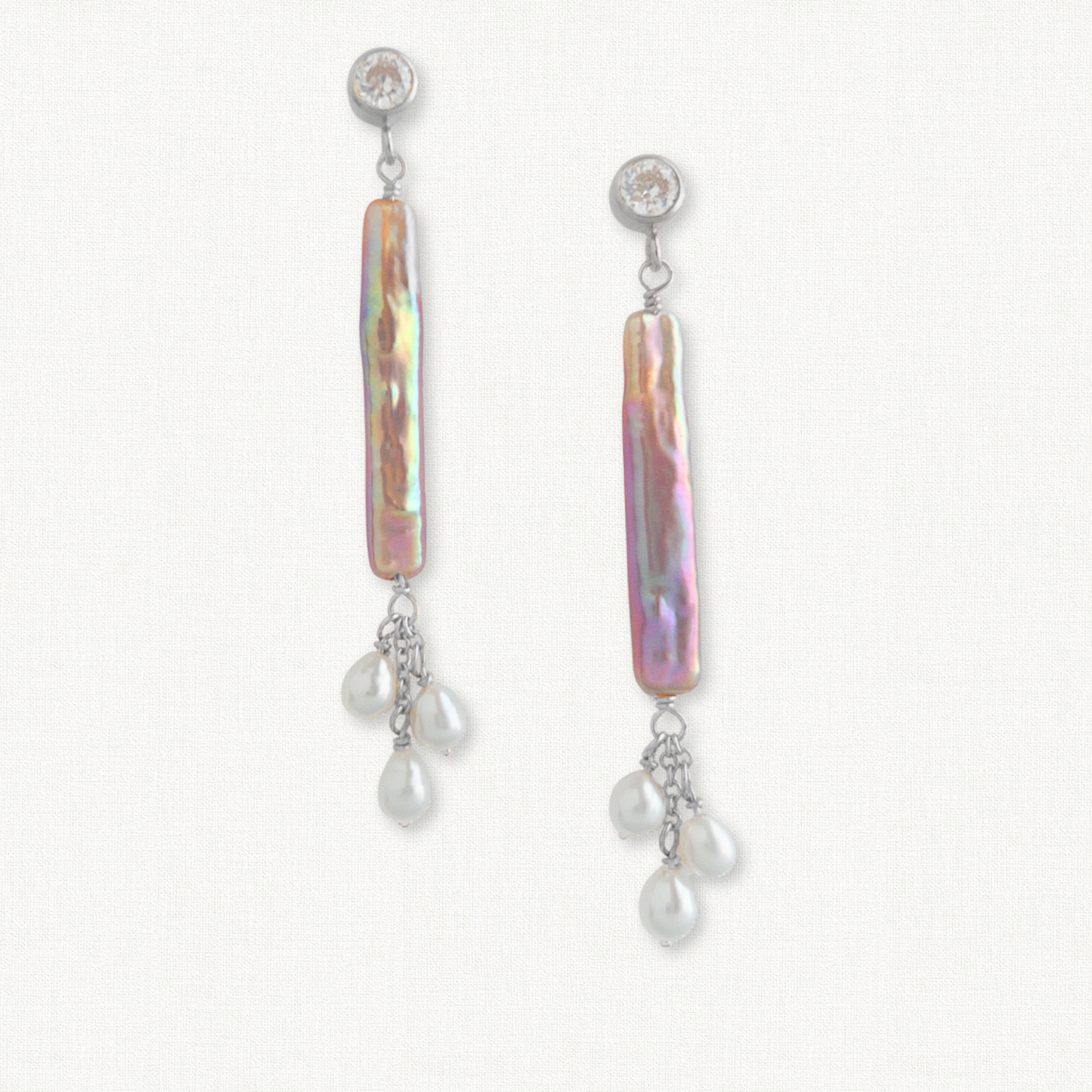 Vivara Long Pearl Earrings
