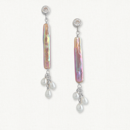 Vivara Long Pearl Earrings
