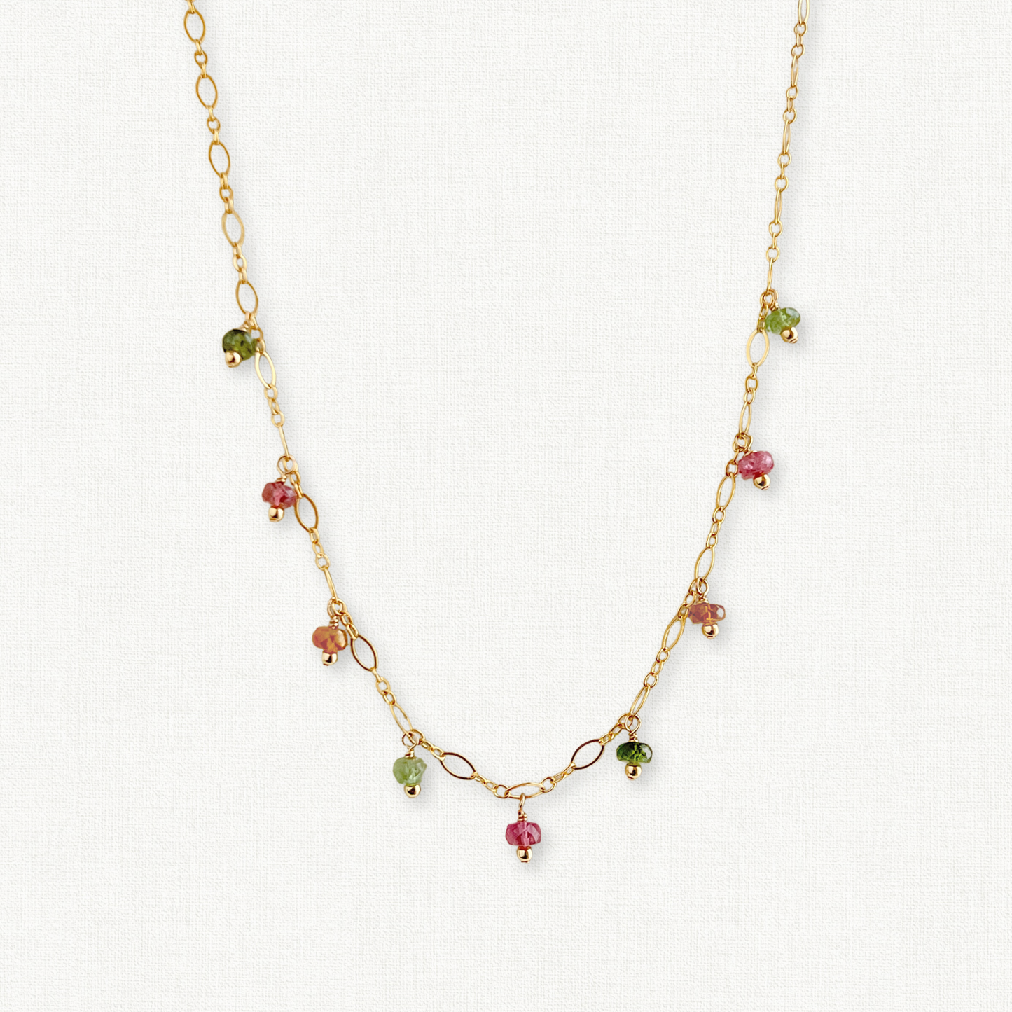 Watermelon Tourmaline Necklace