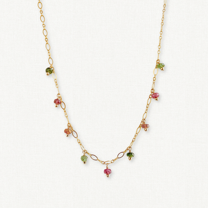 Watermelon Tourmaline Necklace