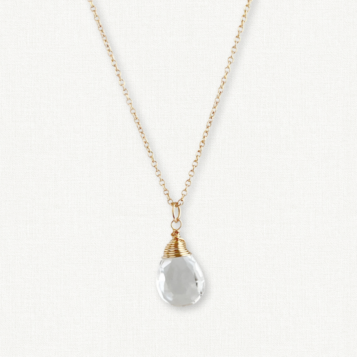 Crystal Quartz Wire Wrapped Pendant