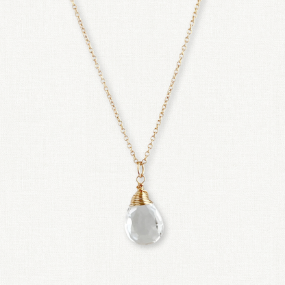 Crystal Quartz Wire Wrapped Pendant