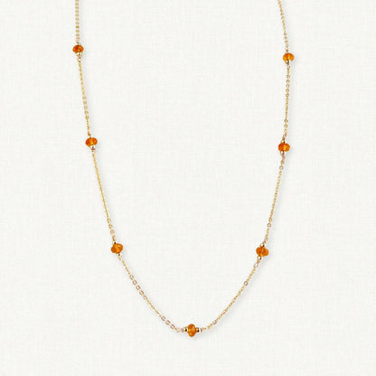 Mexican Fire Opal Necklace