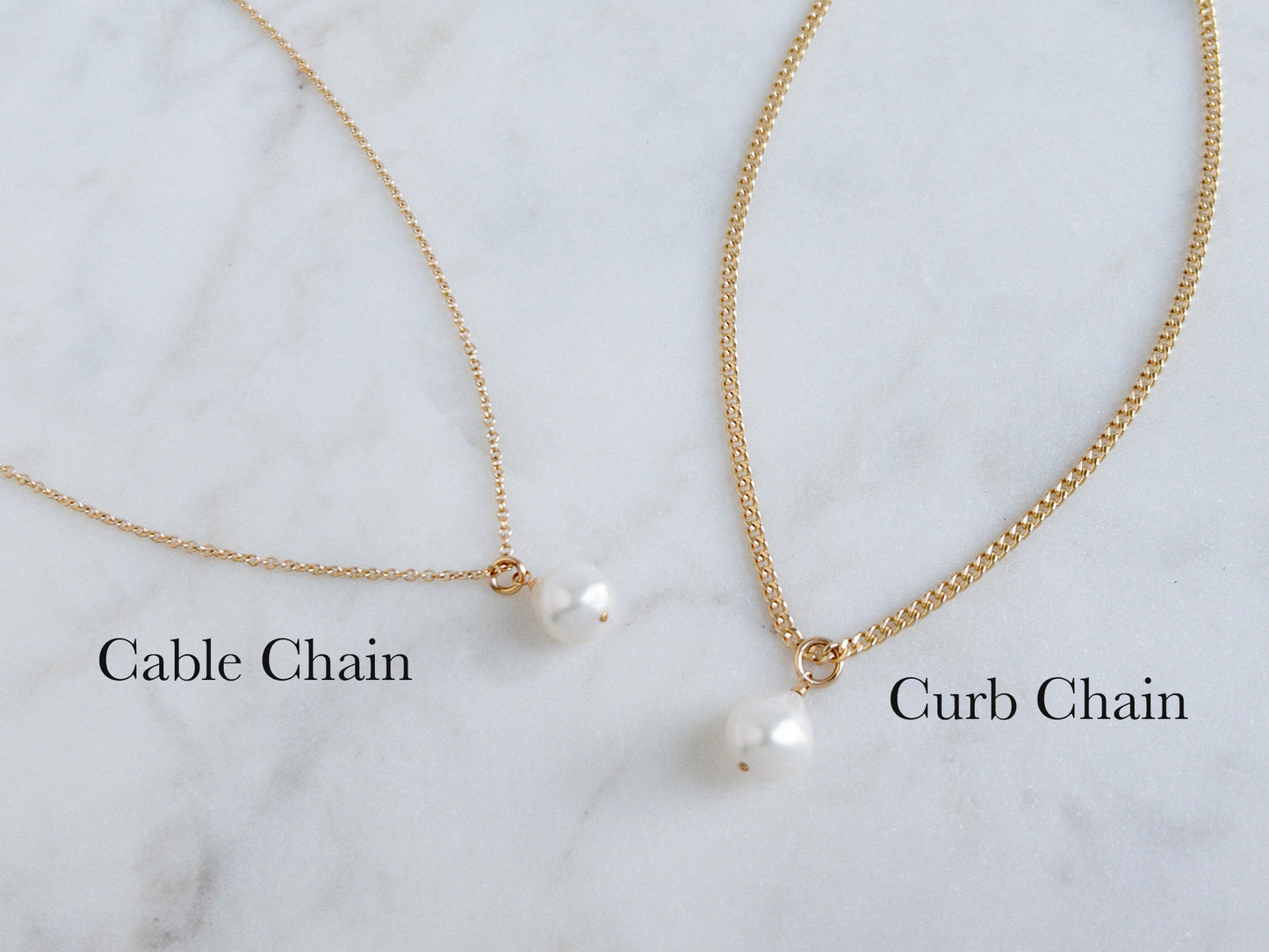 Vivara Single Pearl Necklace