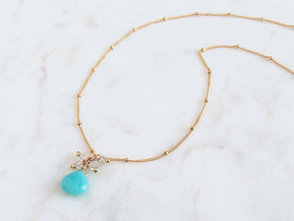 Amazonite Moonstone Pendant