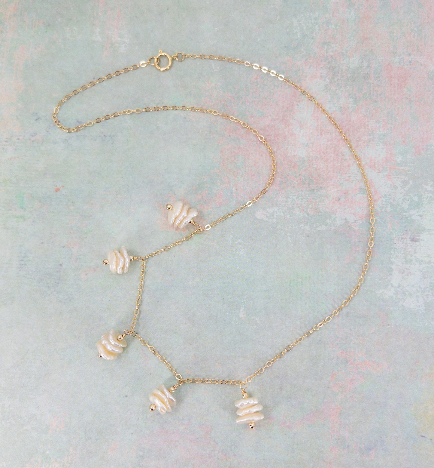 Keshi Pearl Necklace