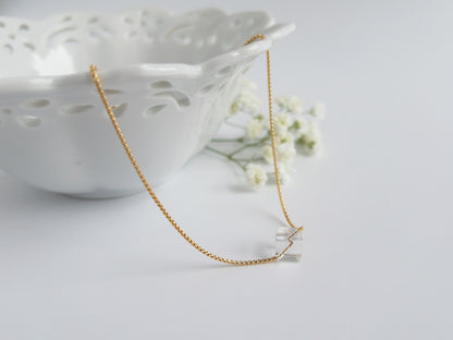 Floating Crystal Quartz Necklace